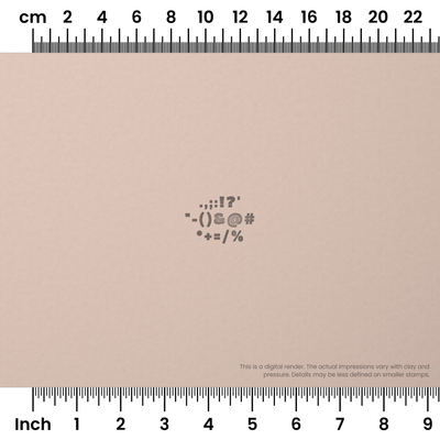 Alfa Slab One | Symbol Stamp Sets - Ceramind® Tools