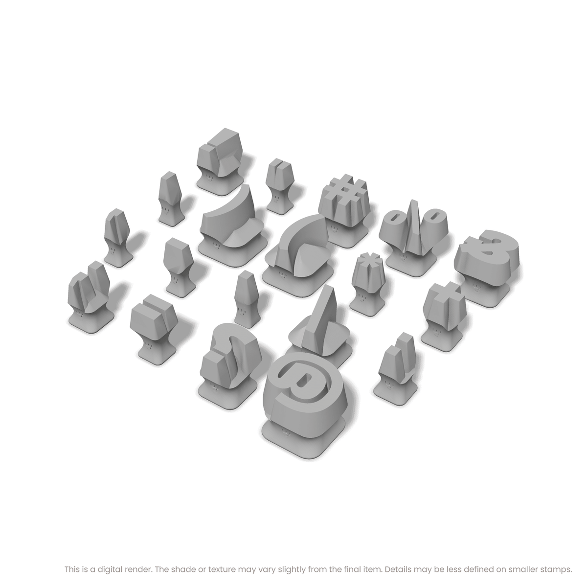 Alfa Slab One | Symbol Stamp Sets - Ceramind® Tools