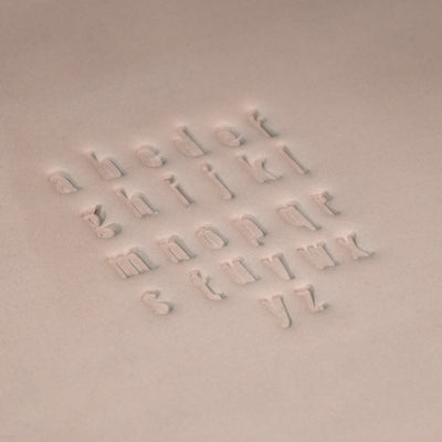 Alphabet Stamp Set | Lowercase | Oswald Bold Font | 7mm Width - Ceramind® Tools