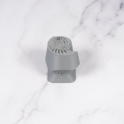 Ammonitefossilsnäckstämpel - Fototexturerad - Stil 1 - Ceramind® Tools