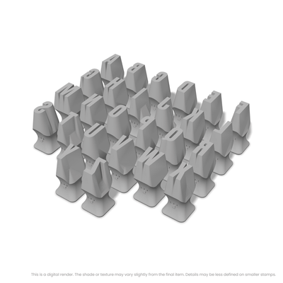 Anton | All Caps | Alphabet Stamp Sets - Ceramind® Tools