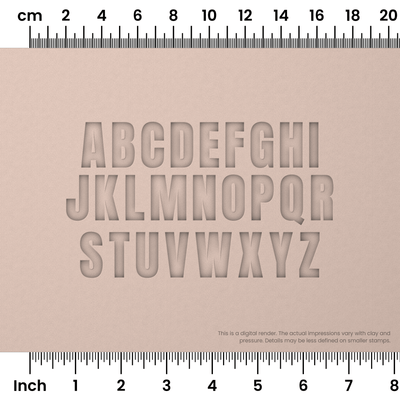 Anton | All Caps | Alphabet Stamp Sets - Ceramind® Tools