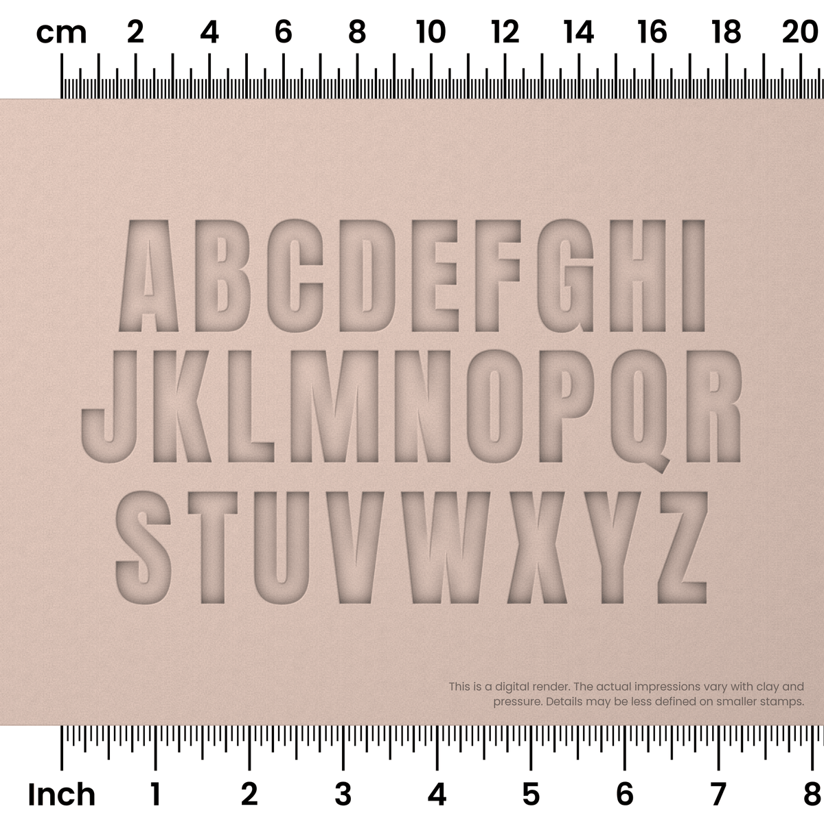 Anton | All Caps | Alphabet Stamp Sets - Ceramind® Tools