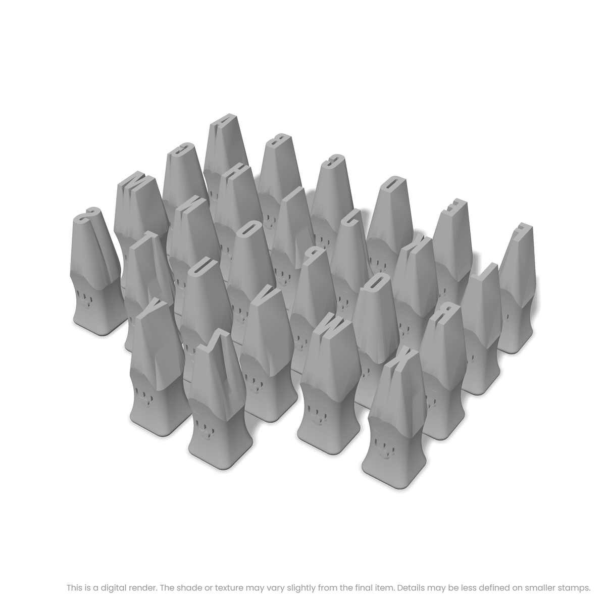 Anton | All Caps | Alphabet Stamp Sets - Ceramind® Tools