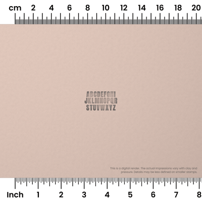 Anton | All Caps | Alphabet Stamp Sets - Ceramind® Tools