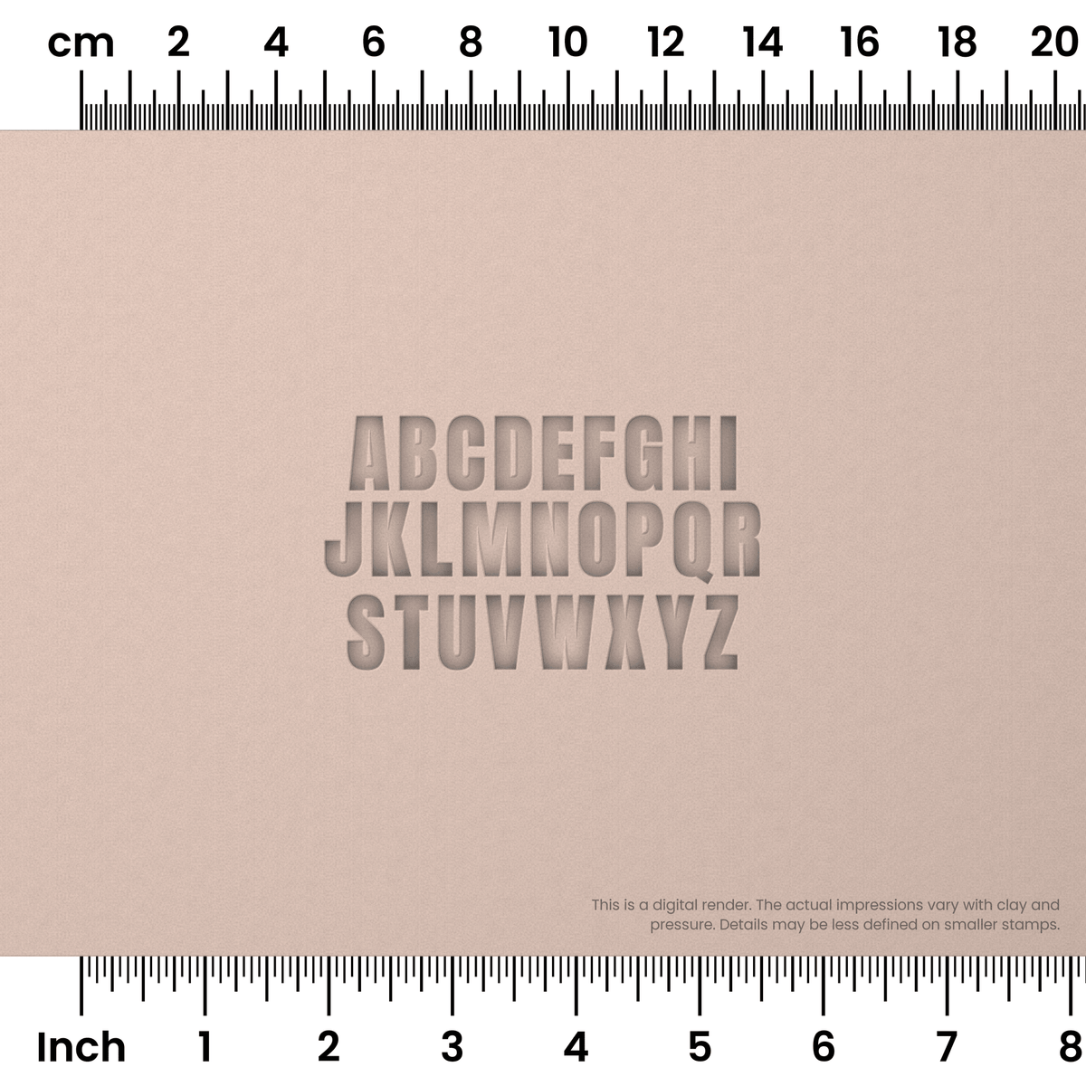 Anton | All Caps | Alphabet Stamp Sets - Ceramind® Tools