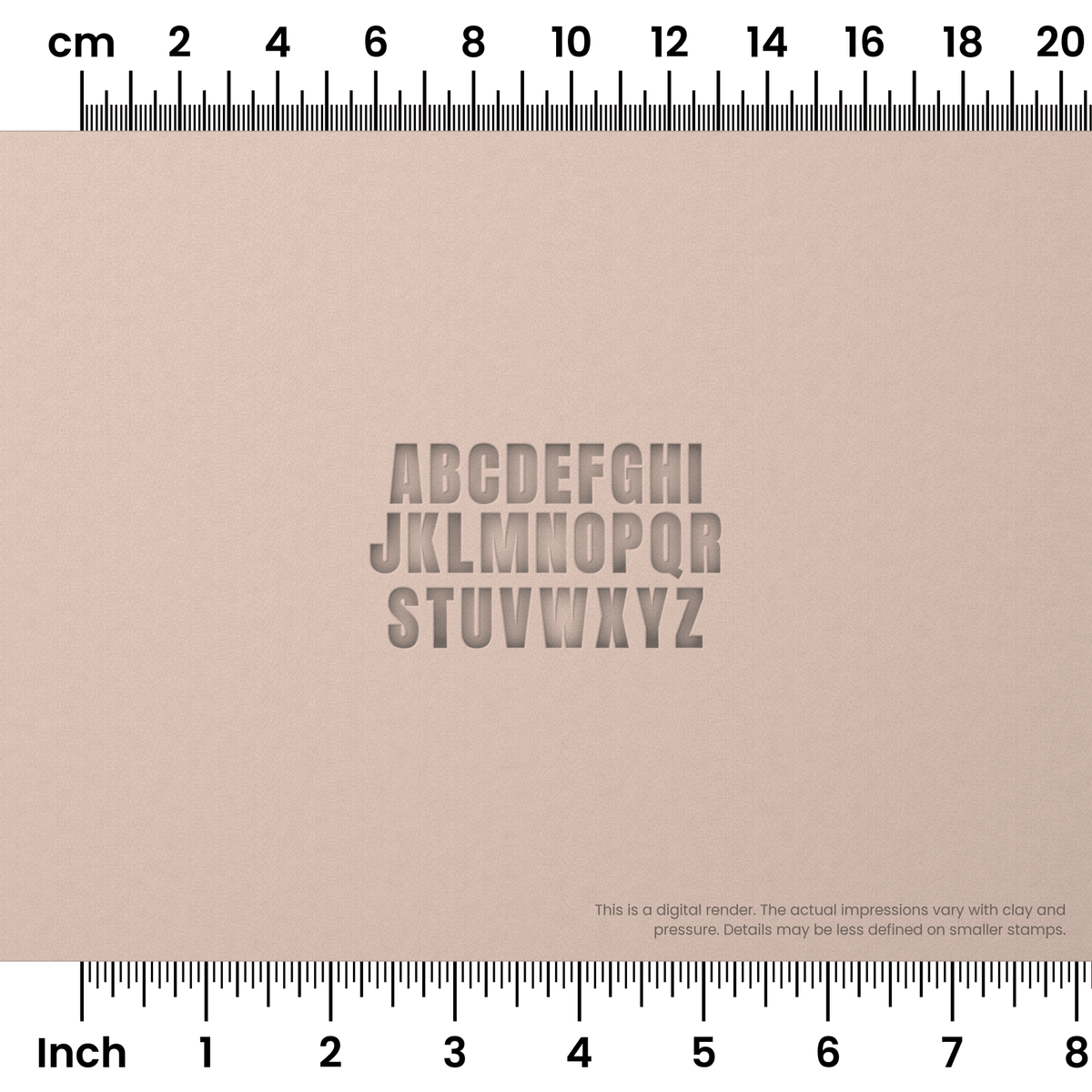 Anton | All Caps | Alphabet Stamp Sets - Ceramind® Tools