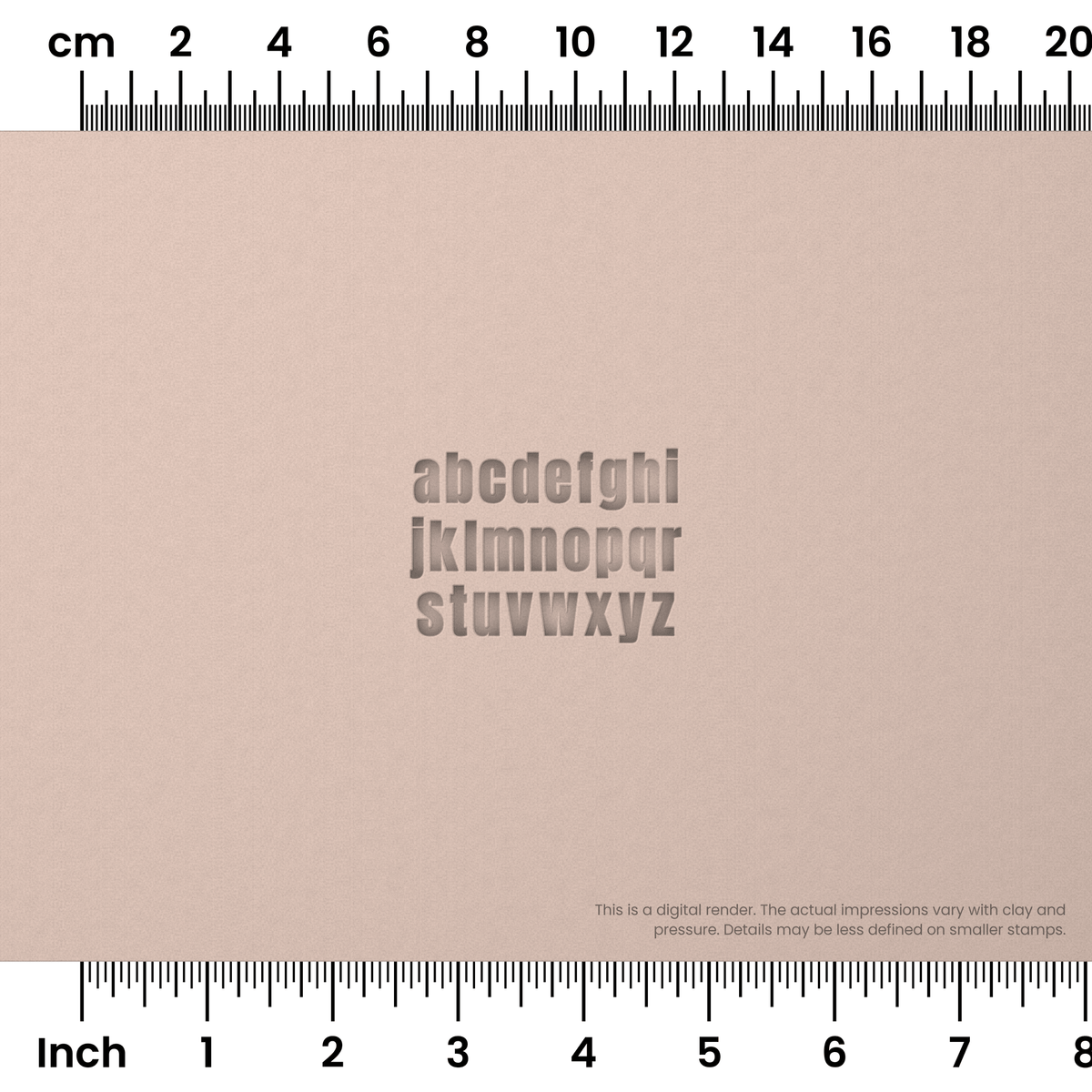 Anton | Lowercase | Alphabet Stamp Sets - Ceramind® Tools