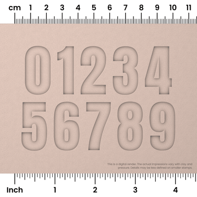Anton | Number Stamp Sets - Ceramind® Tools