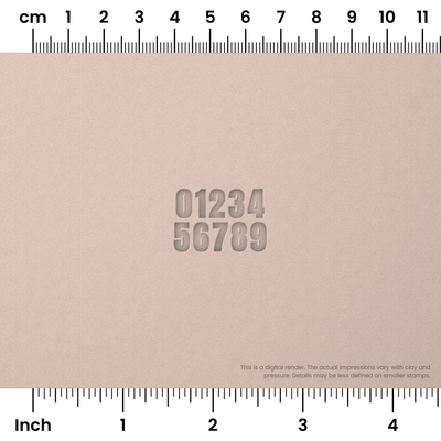 Anton | Number Stamp Sets - Ceramind® Tools
