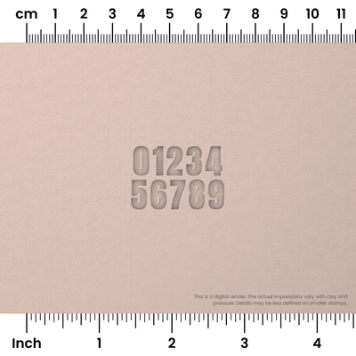 Anton | Number Stamp Sets - Ceramind® Tools