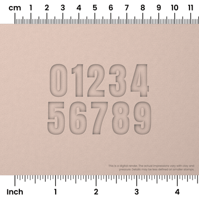 Anton | Number Stamp Sets - Ceramind® Tools