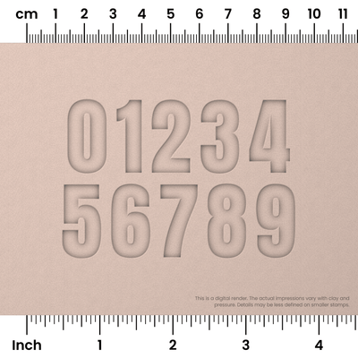 Anton | Number Stamp Sets - Ceramind® Tools