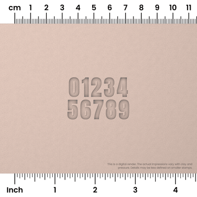 Anton | Number Stamp Sets - Ceramind® Tools