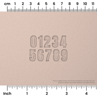 Anton | Number Stamp Sets - Ceramind® Tools