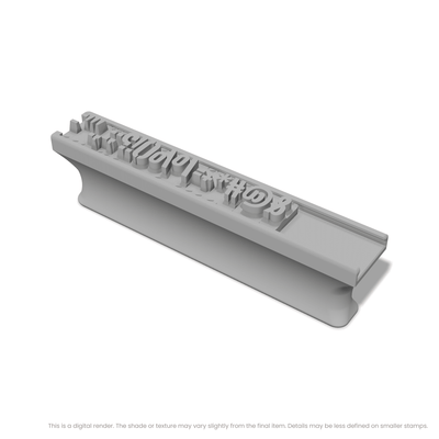 Anton Regular | Font Rail Stamp Sets | Letters, Numbers, and Symbols - Ceramind® Tools