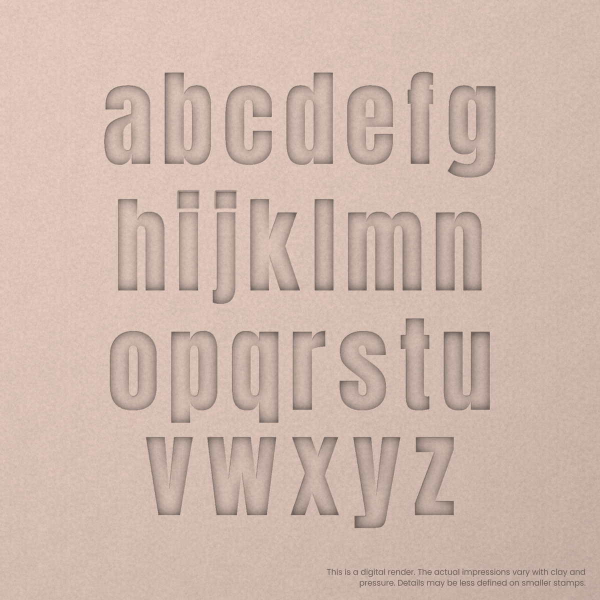 Anton Regular | Font Rail Stamp Sets | Letters, Numbers, and Symbols - Ceramind® Tools