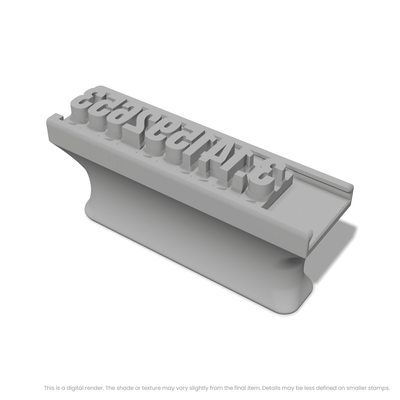 Anton Regular | Font Rail Stamp Sets | Letters, Numbers, and Symbols - Ceramind® Tools