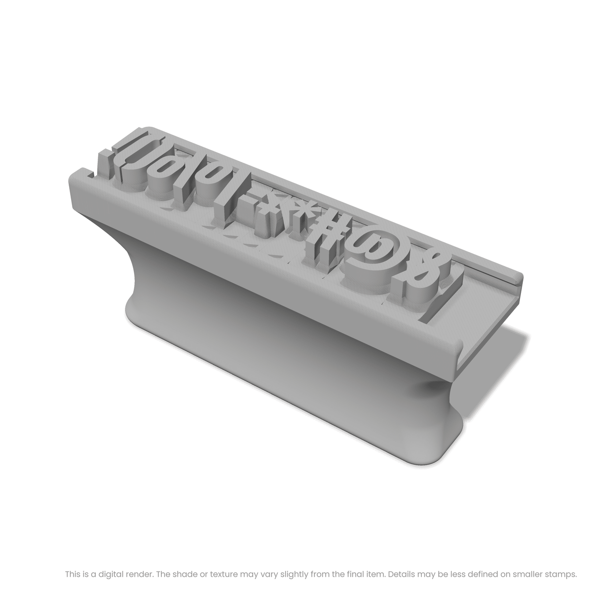 Anton Regular | Font Rail Stamp Sets | Letters, Numbers, and Symbols - Ceramind® Tools
