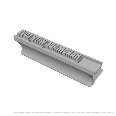 Anton Regular | Font Rail Stamp Sets | Letters, Numbers, and Symbols - Ceramind® Tools
