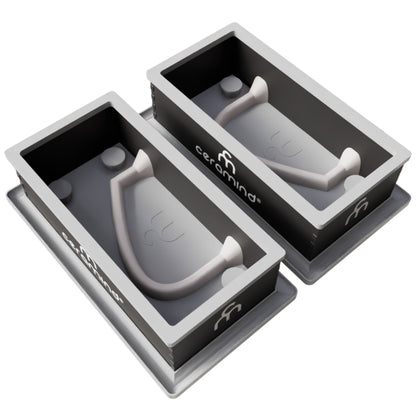 Arched Handle | Master Slip Casting Mold Kit | 3 Styles, 7 Sizes, 21 Total Variations - Ceramind® Tools