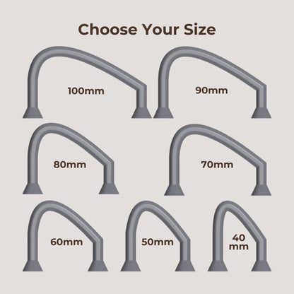 Arched Handle | Master Slip Casting Mold Kit | 3 Styles, 7 Sizes, 21 Total Variations - Ceramind® Tools
