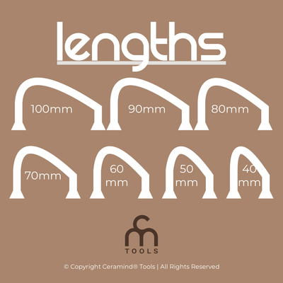 Arched Handle Slip Casting Mold | 7 Sizes & 3 Variations - Ceramind® Tools