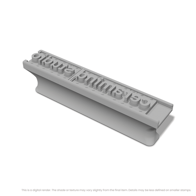 Arial Bold | Font Rail Stamp Sets | Letters, Numbers, and Symbols - Ceramind® Tools
