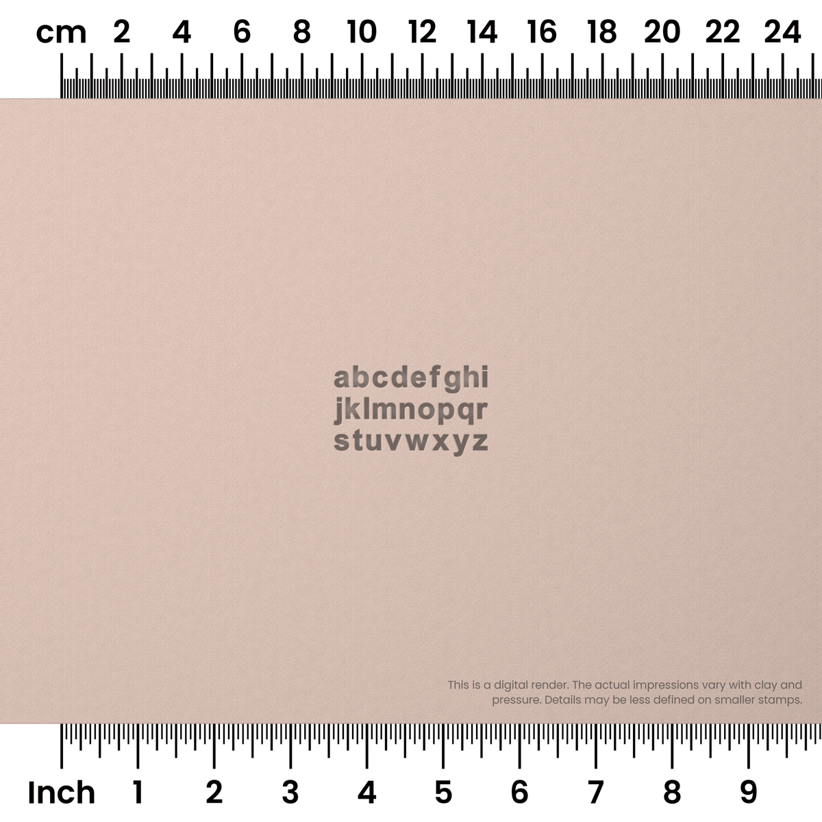 Arial Bold | Lowercase | Alphabet Stamp Sets - Ceramind® Tools