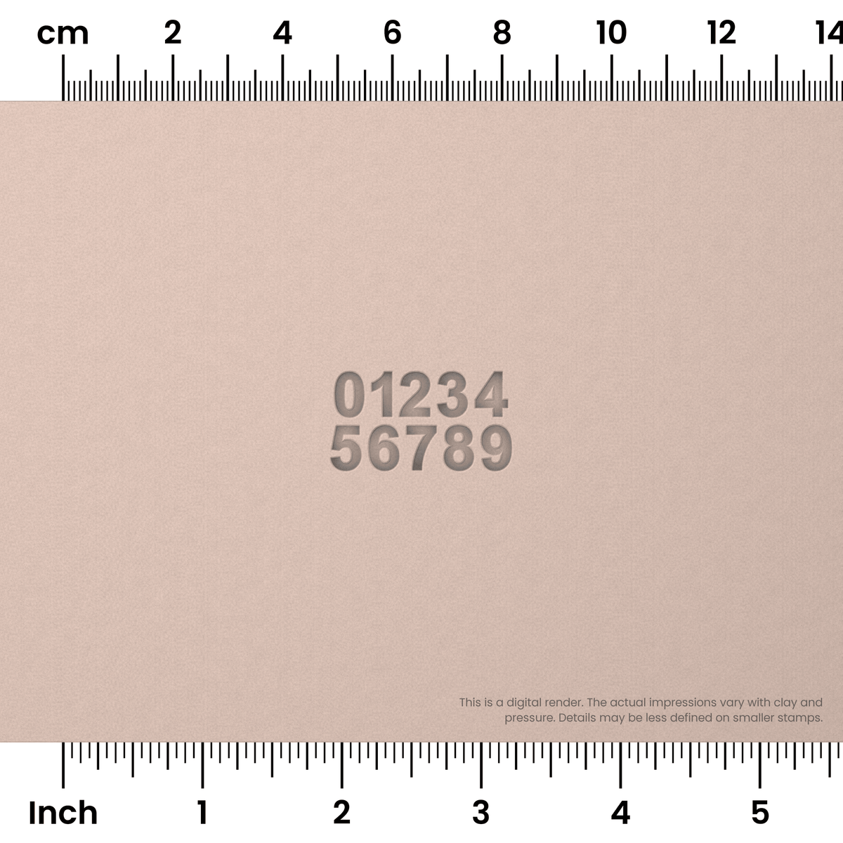 Arial Bold | Number Stamp Sets - Ceramind® Tools
