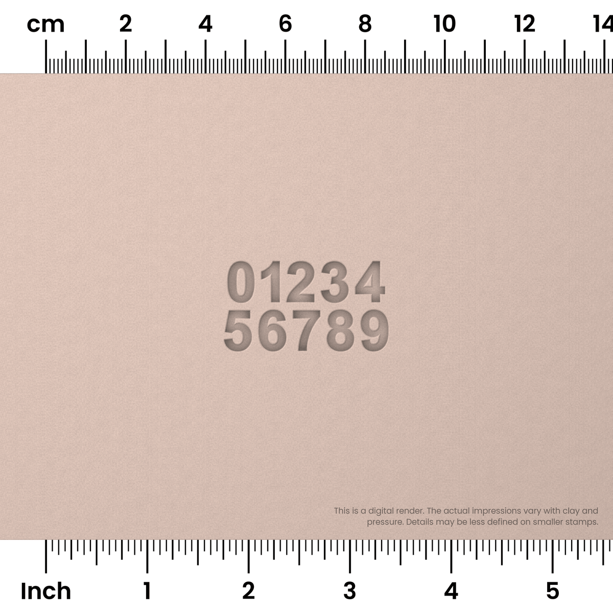 Arial Bold | Number Stamp Sets - Ceramind® Tools