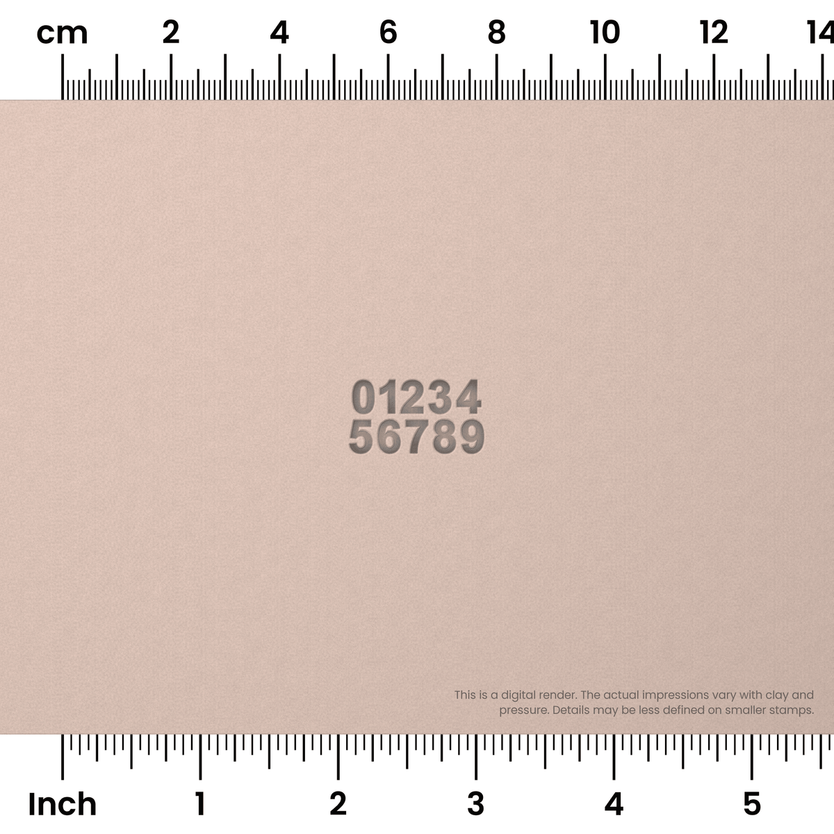 Arial Bold | Number Stamp Sets - Ceramind® Tools