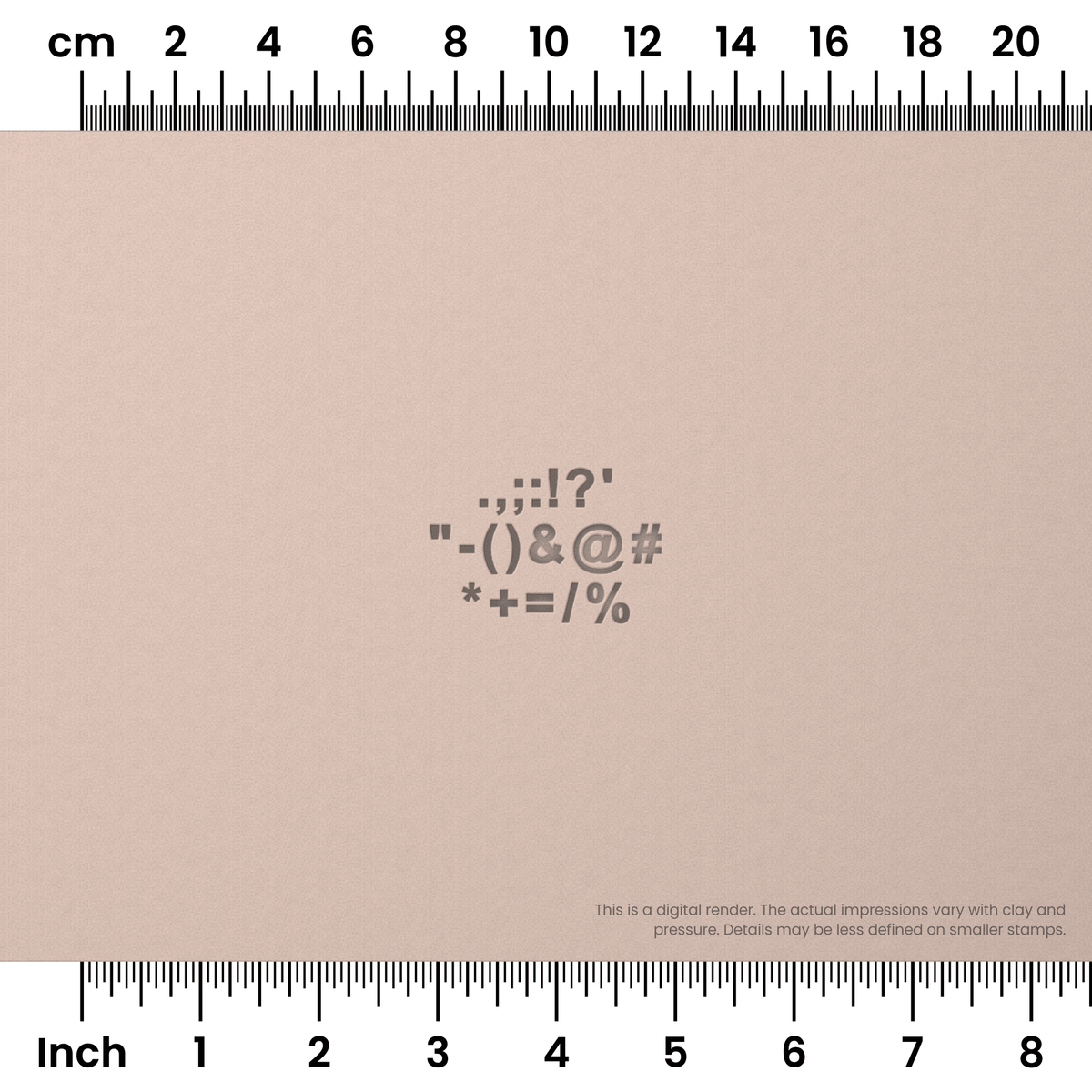 Arial Bold | Symbol Stamp Sets - Ceramind® Tools