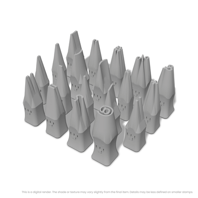 Arial Bold | Symbol Stamp Sets - Ceramind® Tools