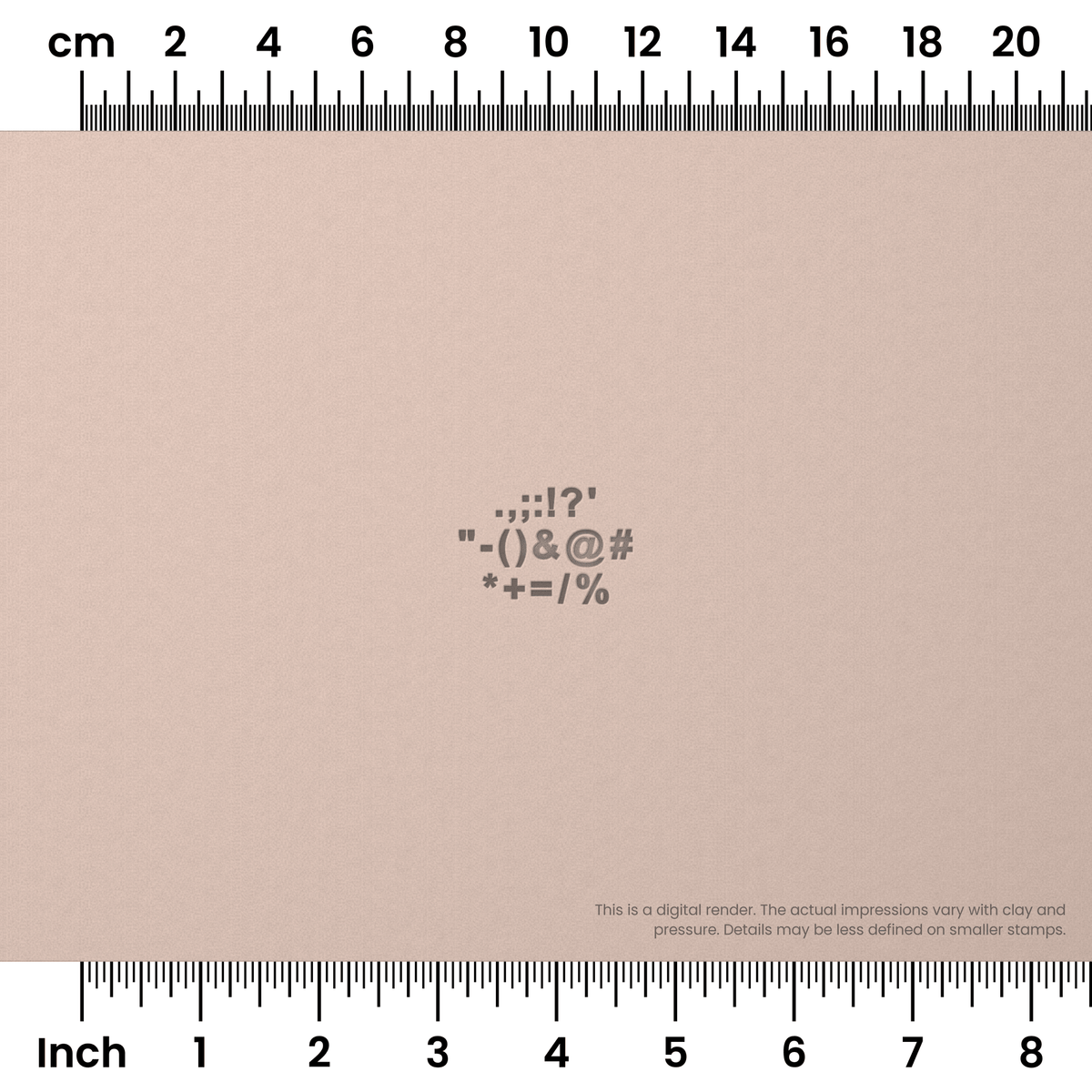 Arial Bold | Symbol Stamp Sets - Ceramind® Tools