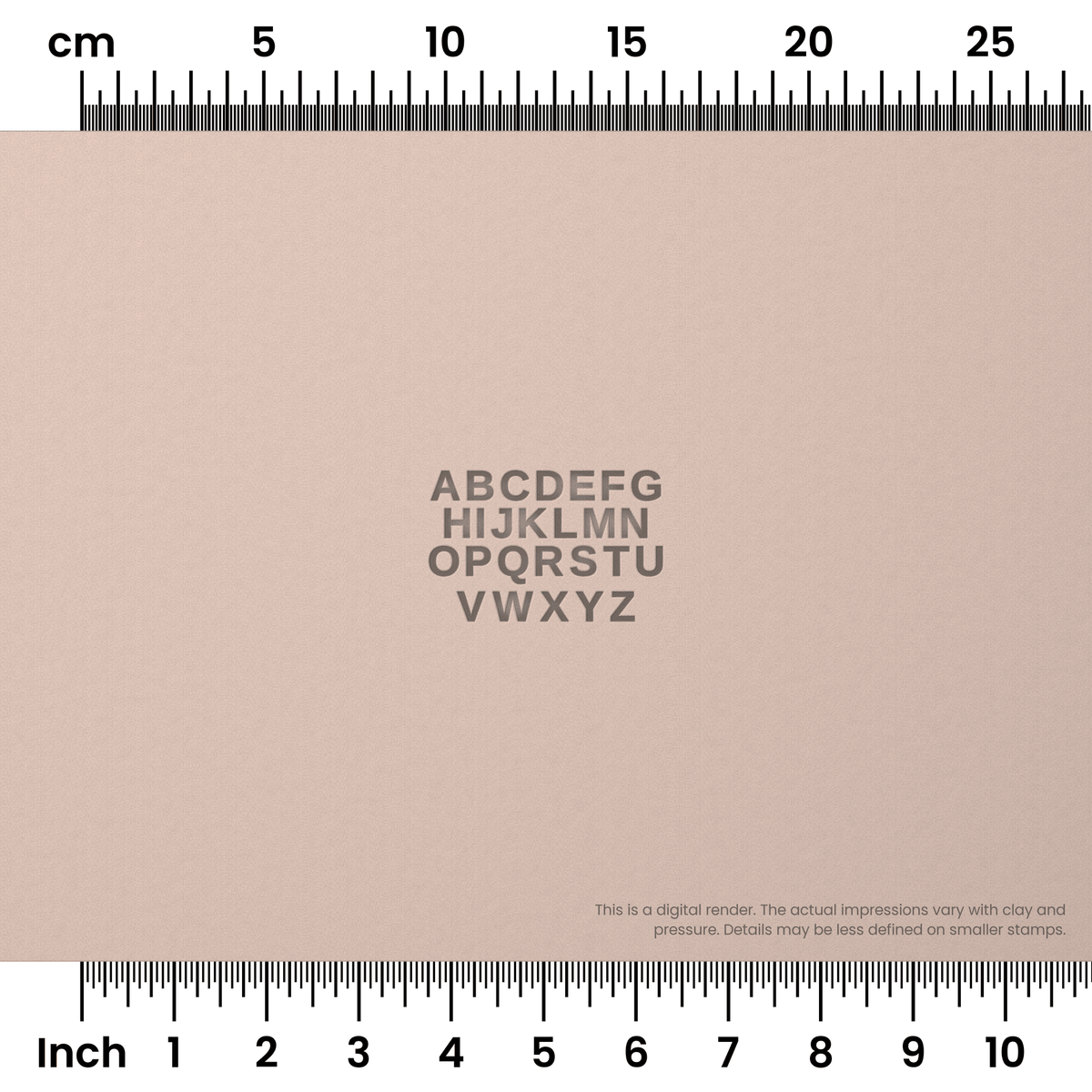 Arimo | All Caps | Alphabet Stamp Sets - Ceramind® Tools