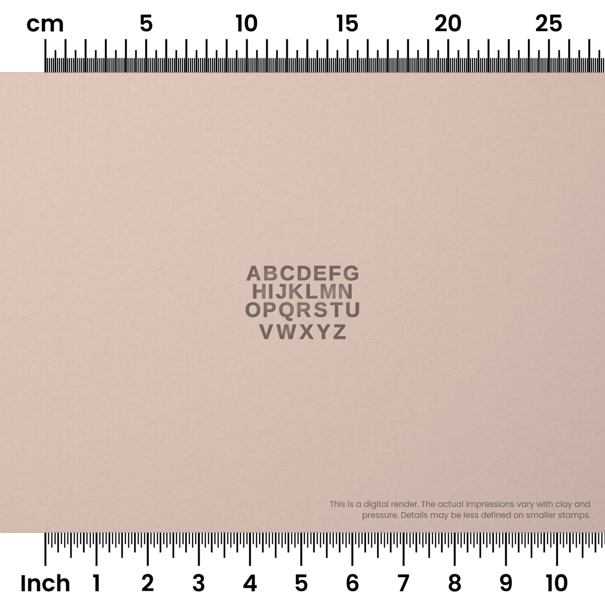 Arimo | All Caps | Alphabet Stamp Sets - Ceramind® Tools
