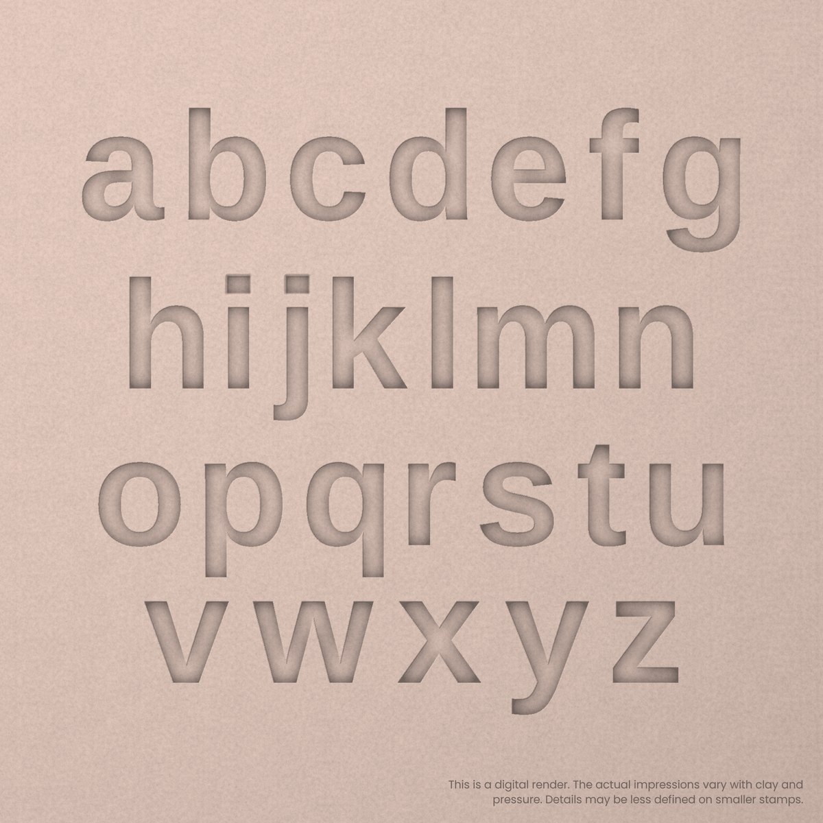 Arimo | Font Rail Stamp Sets | Letters, Numbers, and Symbols - Ceramind® Tools
