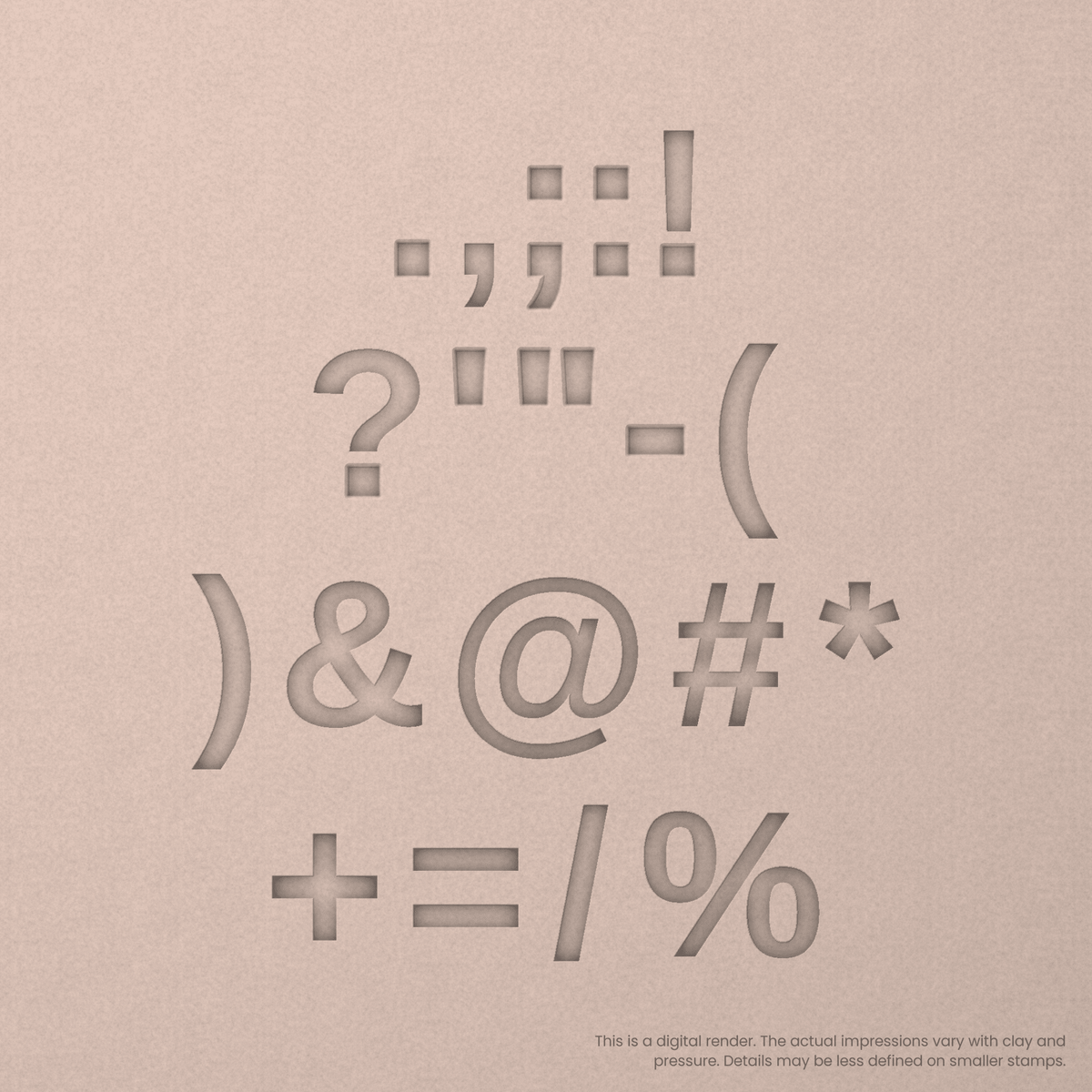 Arimo | Font Rail Stamp Sets | Letters, Numbers, and Symbols - Ceramind® Tools
