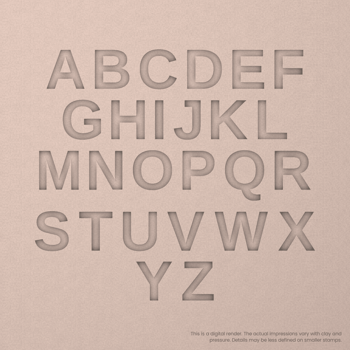 Arimo | Font Rail Stamp Sets | Letters, Numbers, and Symbols - Ceramind® Tools