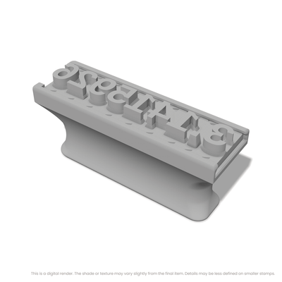 Arimo | Font Rail Stamp Sets | Letters, Numbers, and Symbols - Ceramind® Tools