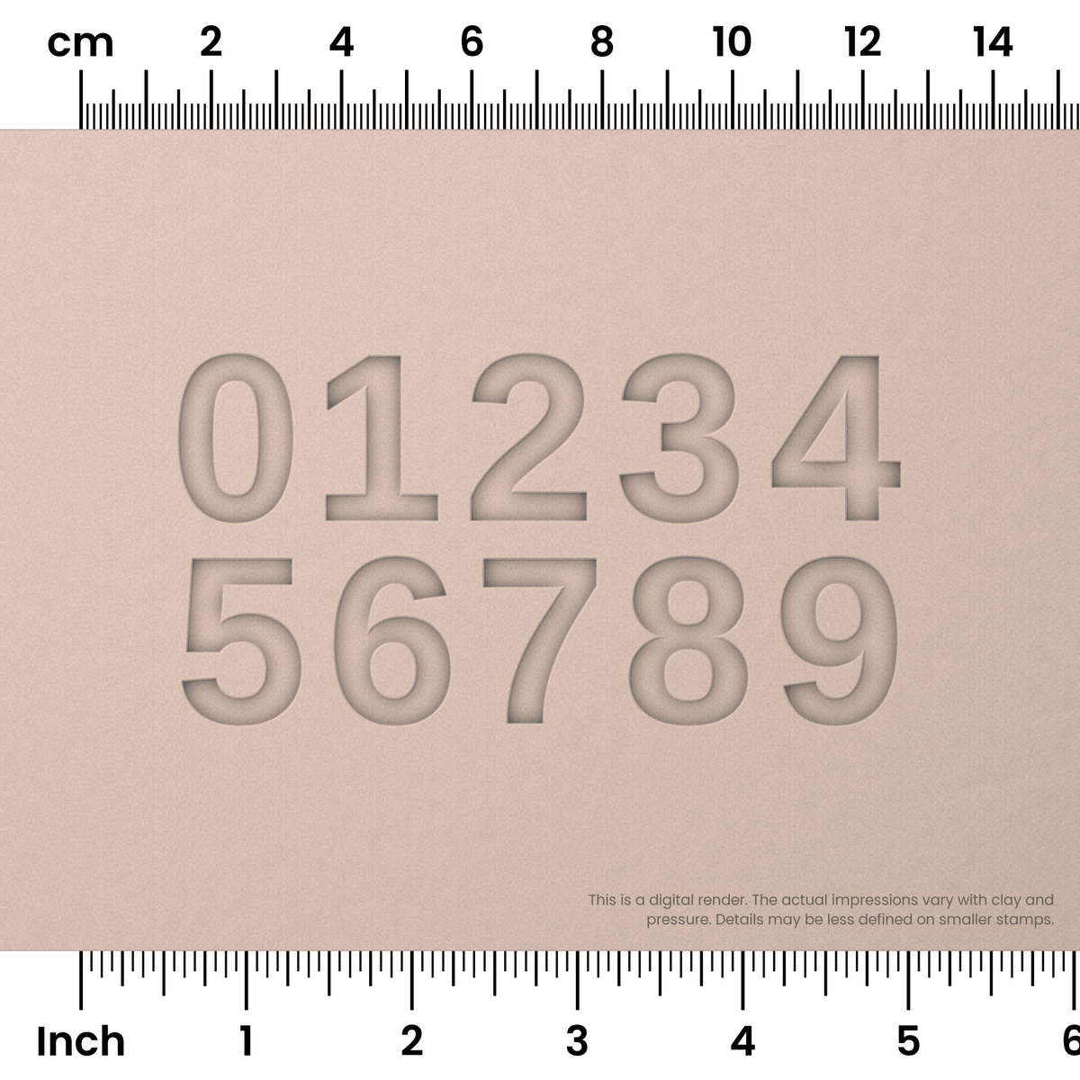 Arimo | Number Stamp Sets - Ceramind® Tools