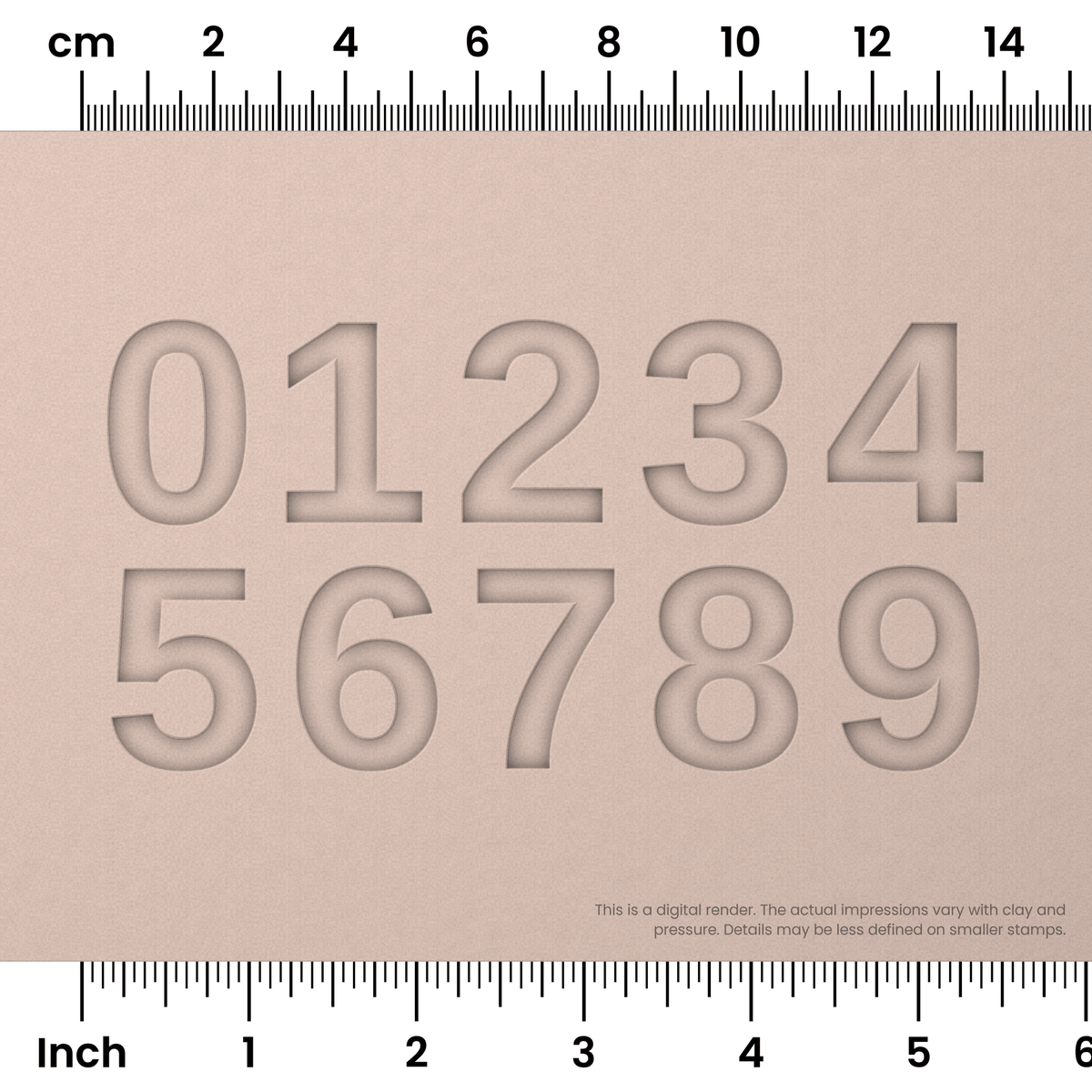 Arimo | Number Stamp Sets - Ceramind® Tools