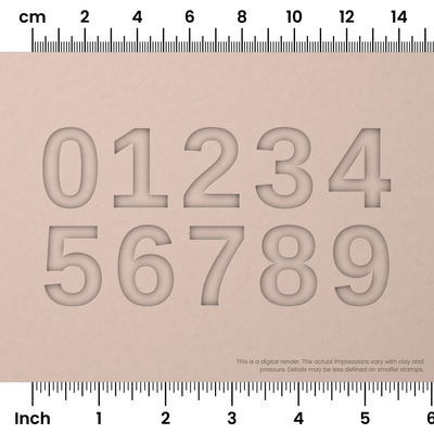 Arimo | Number Stamp Sets - Ceramind® Tools