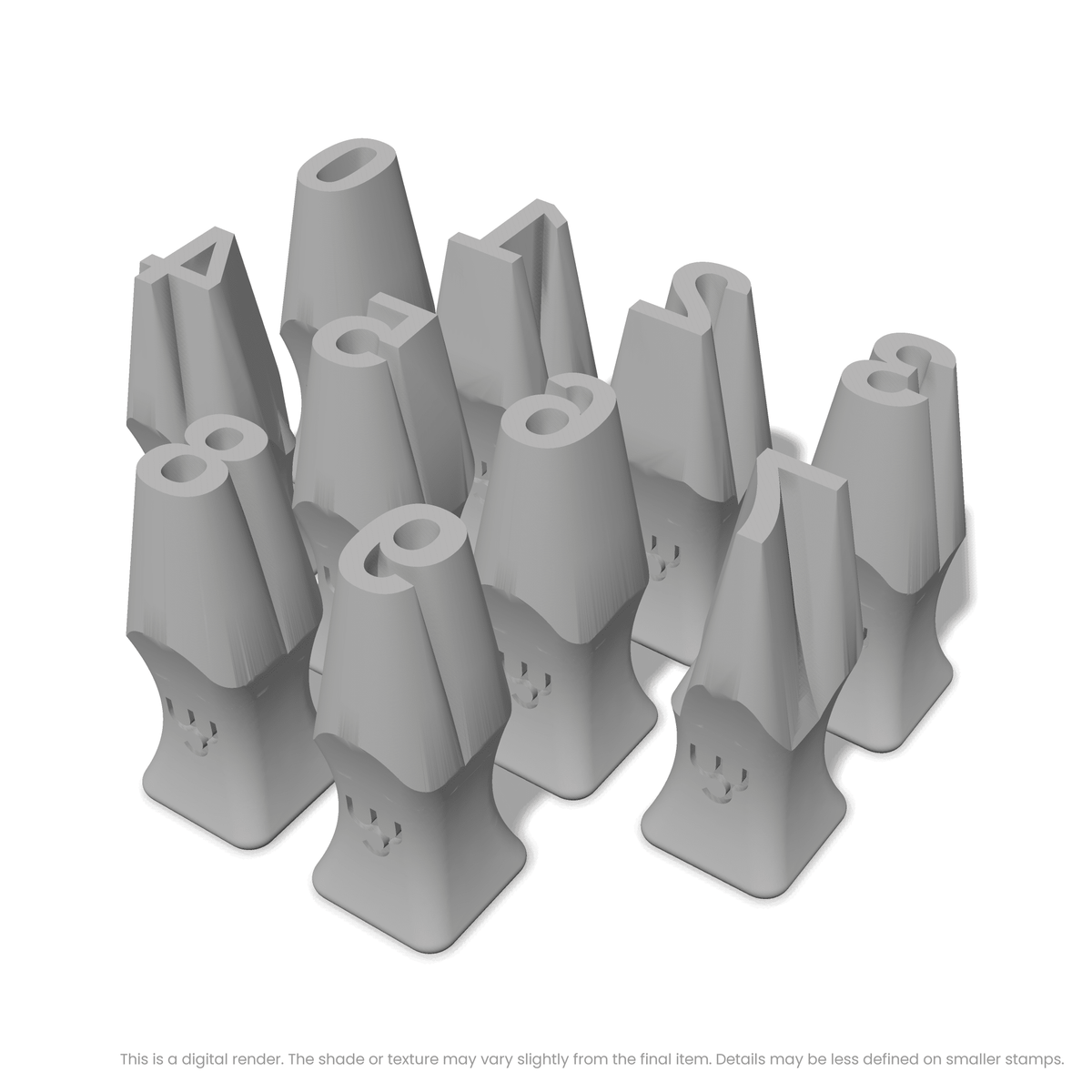 Arimo | Number Stamp Sets - Ceramind® Tools