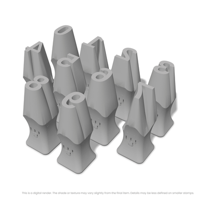 Arimo | Number Stamp Sets - Ceramind® Tools