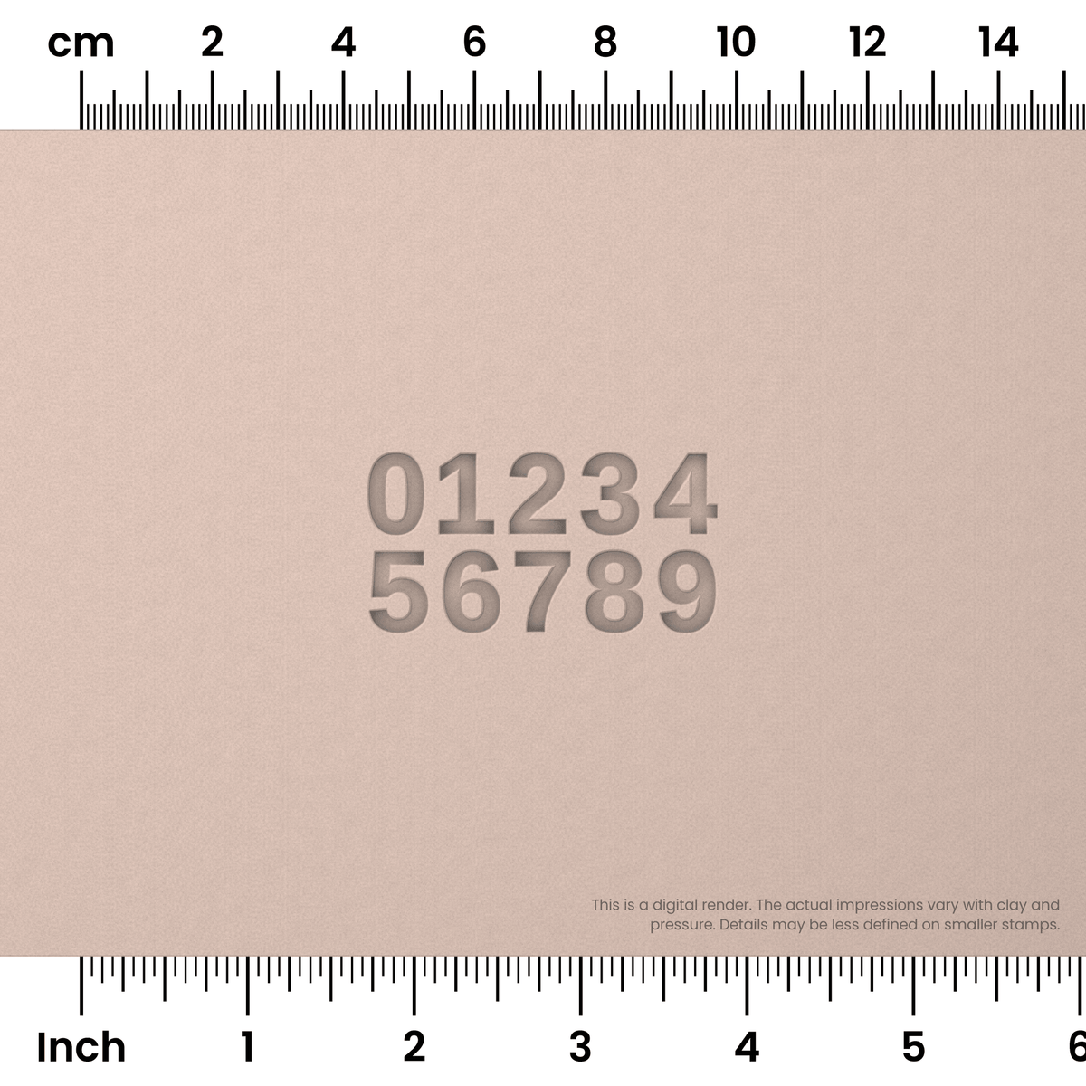 Arimo | Number Stamp Sets - Ceramind® Tools