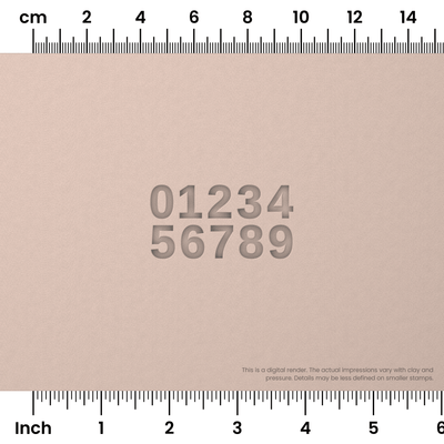 Arimo | Number Stamp Sets - Ceramind® Tools