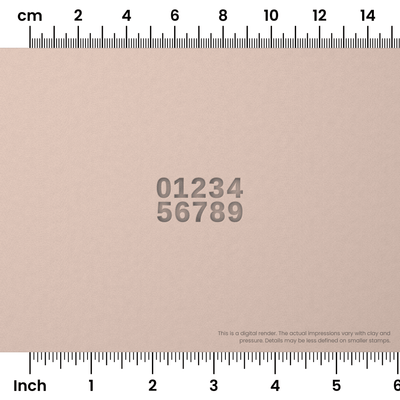 Arimo | Number Stamp Sets - Ceramind® Tools