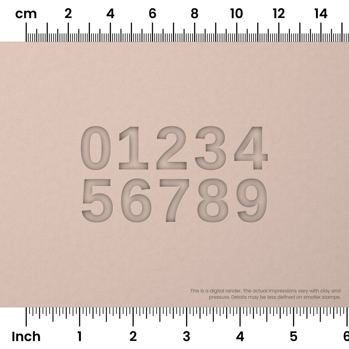 Arimo | Number Stamp Sets - Ceramind® Tools
